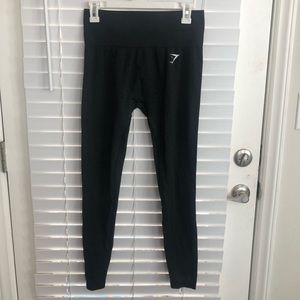 Flex High-Waisted Black/Grey Gymshark Leggings L